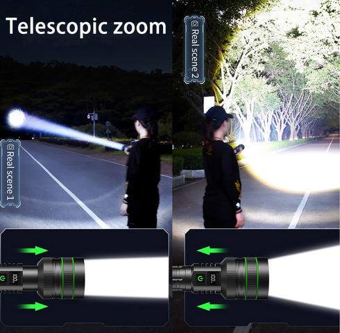 Lampe Torche Voiture Puissante 9000 Lumens PowerBank | -45%